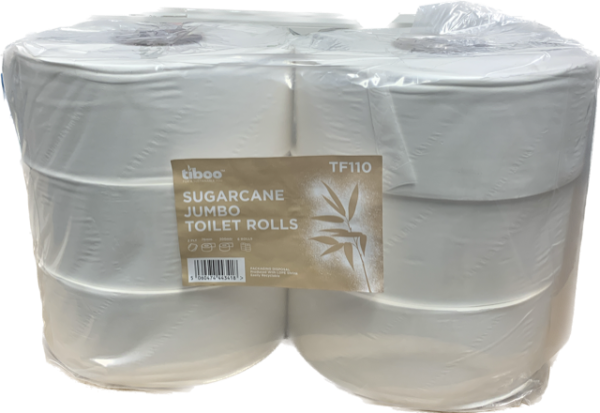 Sugarcane Jumbo Toilet Rolls