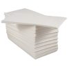 40cm Tablin/Airlaid 4 Fold White Napkins