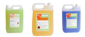 eco-friendly cleaning products - bathroom cleaner, sanitiser, degreaser