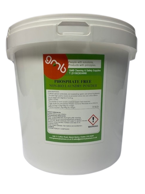 Phosphate free laundry powder - non-bio