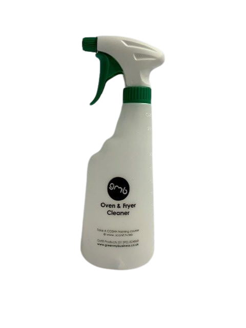 oven and fryer cleaner trigger bottle