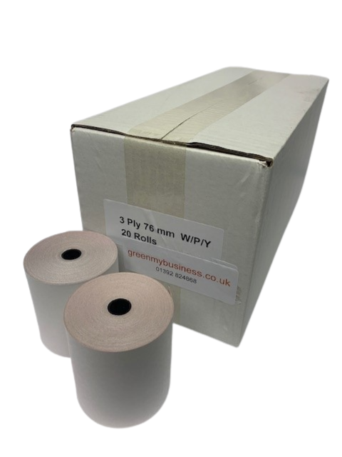 Till rolls 3 ply 76mm 20 rolls