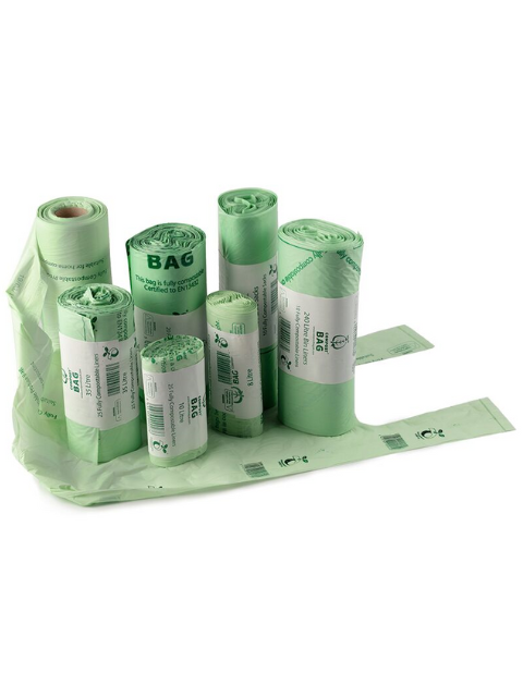 rolls of compostable bags