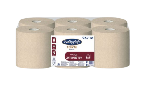 brown roll, unbleached centrefeed roll